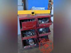 Fastenal Bolt Bin w/ assorted Plastic Bolt Bins