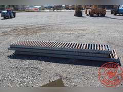 (3) 10'x24" Rapistan Roller Tables