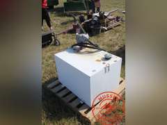 Steel Fuel Tank w/Hand Pump, 30"x23"x19"