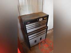 Stanley Tool Chest on Wheels w/Misc