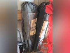 Camping/Outdoors Lot, Table Top Grills, Spotlight, Skis, Misc