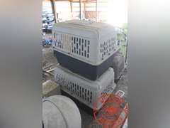 3-Animal Kennels, 2-Feeders + Litter Box