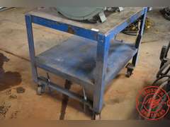Metal Table w/ Rollers