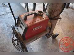 Lincoln Wire Feed Welder on Cart w/Gauges