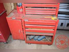 Stack-On Tool Chest on Rollers, Side Cabinet w/Tools & Accessories