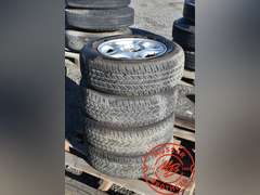 (4) Car Tires w/ Rims
