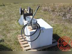 Steel Fuel Tank w/Hand Pump, 30"x23"x19"