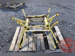 (3) Heavy Duty Material Stands