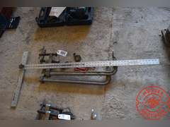 Assorted Clamps:  (2) HD 20" Sliding Bar Clamps w/Johnson T-Square