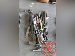 Assort. Hand Tools, Hammers, Pry Bars