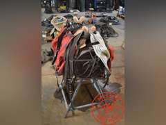 Pack Saddle w/ Panniers on Stand