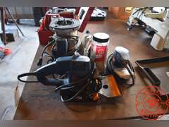 (3) Ryobi Power Tools:  Rotor, Quarter Sheet Sander, Biscuit Joiner