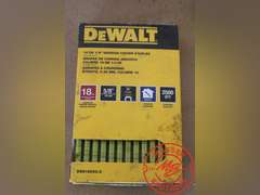 DeWalt 18ga Stapler DCN681, 20v w/Charger & Aftermarket Battery