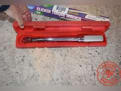 (2) Torque Wrenches - (1) Snap-On 3/8", 10-75 ft/lb, (1) Pittsburgh 3/8", 5-80 ft/lb