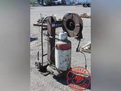 Oil Lubester on Cart w/ reel