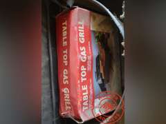 Camping/Outdoors Lot, Table Top Grills, Spotlight, Skis, Misc