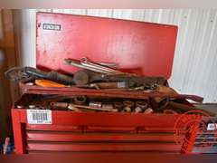 Stack-On Tool Chest on Rollers, Side Cabinet w/Tools & Accessories