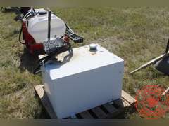 Steel Fuel Tank w/Hand Pump, 30"x23"x19"