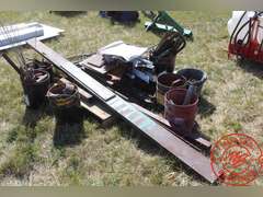 Pallet Lot of Steel Remnants & Scrap Iron