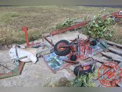 Bolins 60" Mower Parts & Pieces; (2) Gauge Wheels