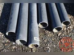 (6) Pieces Plastic Pipe