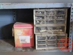 Steel Shelf w/Assorted Oils, etc.
