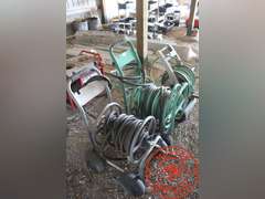 (3) Garden Hose Reels
