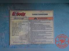 Grizzly Metal Band Saw on Rollers