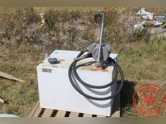 Steel Fuel Tank w/Hand Pump, 30"x23"x19"
