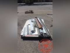 Assorted Trailer Tie Down Rails, Alum. Sheets