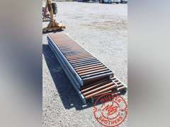 (3) 10'x24" Rapistan Roller Tables
