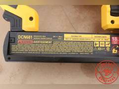 DeWalt 18ga Stapler DCN681, 20v w/Charger & Aftermarket Battery