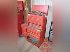 Stack-On Tool Chest on Rollers, Side Cabinet w/Tools & Accessories
