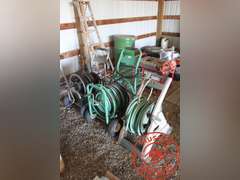(3) Garden Hose Reels