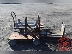 3-Trolley Carts + Antique Sled