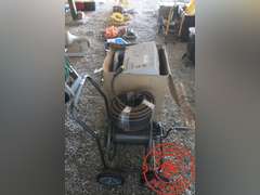 (3) New Backyard Expressions 4-wheel Hose Carts
