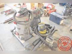 2-Shop Vacs w/ small Vac