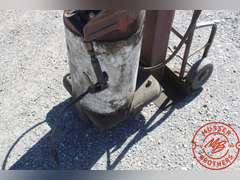 Oil Lubester on Cart w/ reel