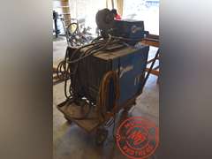 Miller Delta-Fab CV-DC Welder Power Source w/ 24A Wire Feeder
