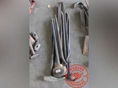 Assort. Hand Tools, Hammers, Pry Bars