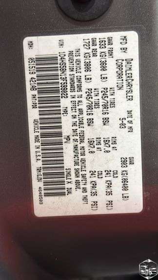 2003 Dodge Durango SLT
