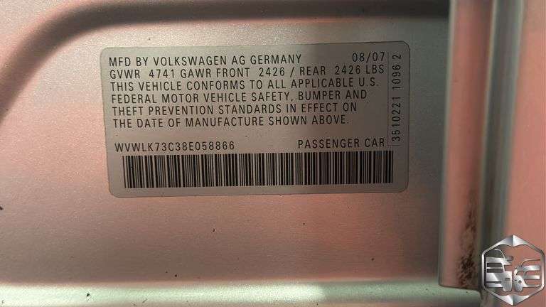 2008 Volkswagen Passat Komfort