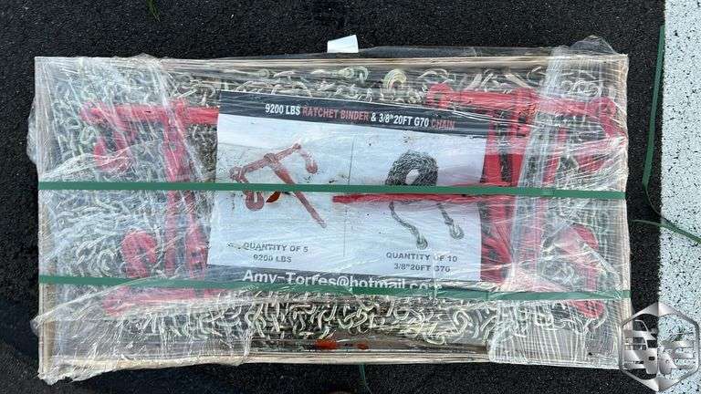 9200Lbs Ratchet Binder & 3/8” 20ft G70 Chain