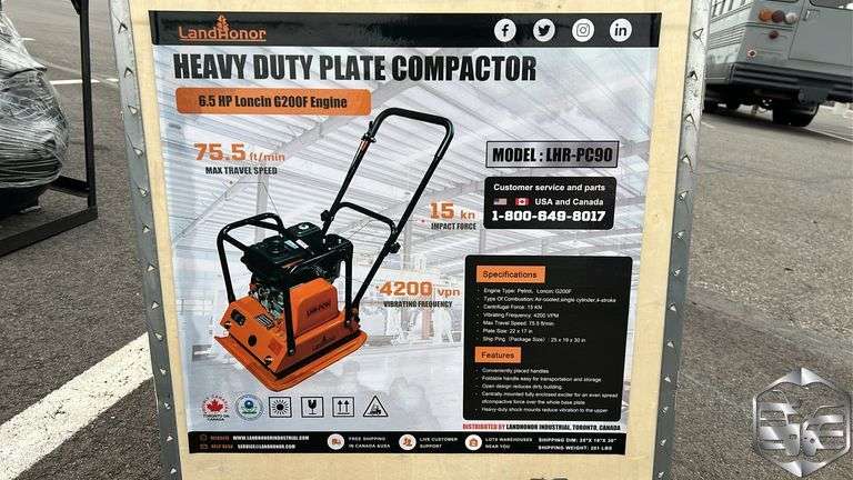 Landhonor Heavy Duty Plate Compactor