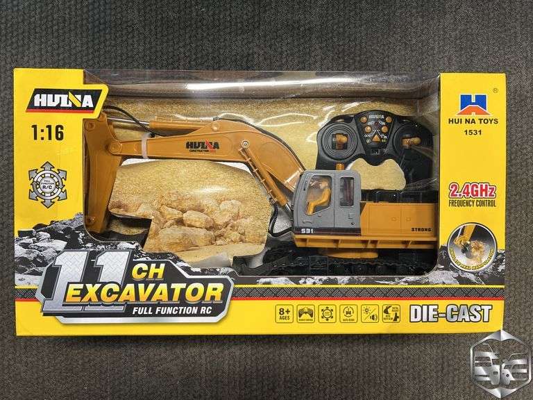 HUINA 1:16 Scale Die-Cast Metal RC 11CH Excavator