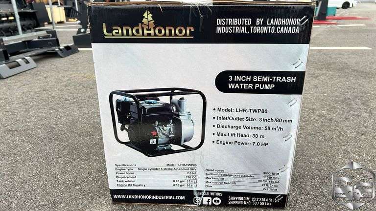 Landhonor Gasoline Water Pump