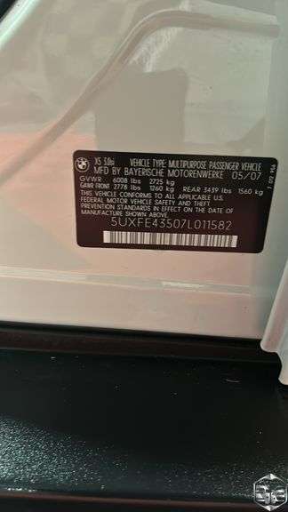 2007  BMW  X5