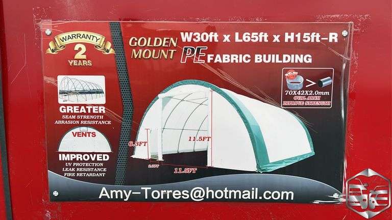 Golden Mount PE Fabric Building
