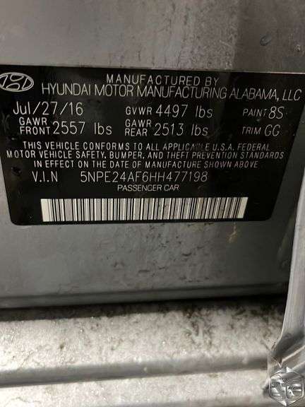 2017 Hyundai Sonata SE