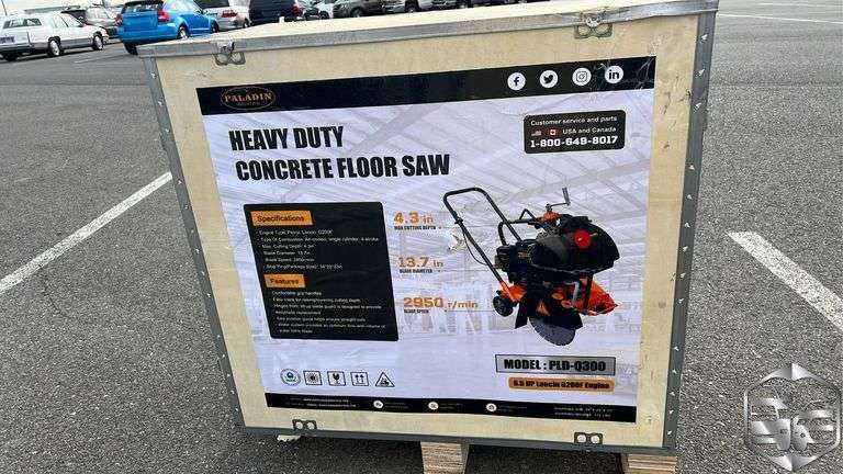 Paladin Heavy Duty Concrete Floor Saw